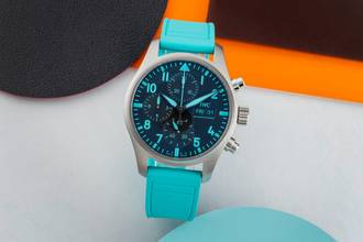 Thumbnail von IWC Pilot Saatleri Pilot Chronograph 41 AMG Petronas Titanyum Otomatik Ref. IW388108 B&P 2025