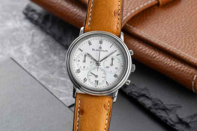 Blancpain Villeret Kronograf Çelik Otomatik Erkek Saat Ref. 1185-1127