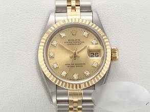 Thumbnail von Rolex Lady-Datejust Edelstahl Gelbgold 750 Diamanten Automatik Stainless Steel 18kt Yellow Gold Stahl Jubilé-band Chronometer Oyster