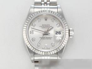 Thumbnail von Rolex Lady-Datejust Stahl Weissgold 750 Diamanten 2000 Automatik Stainless Steel 18kt White Gold Damen Jubilé-band Chronometer Oyster