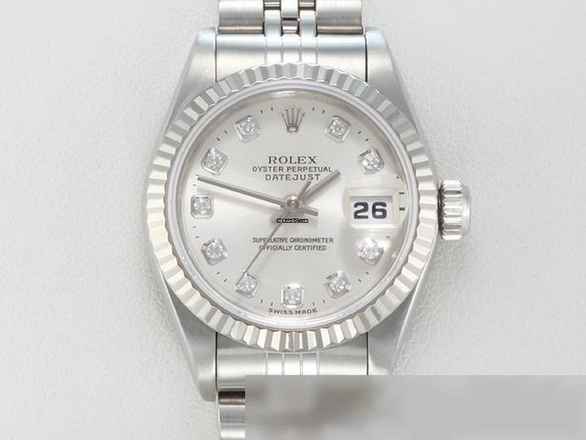  Rolex Lady-Datejust Stahl Weissgold 750 Diamanten 2000 Automatik Stainless Steel 18kt White Gold Damen Jubilé-band Chronometer Oyster 