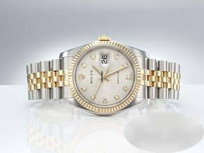 Thumbnail von Rolex Datejust 36 36mm 116233 2011 Diamanten Stahl Gelbgold 750 Automatik Stainless Steel 18kt Yellow Gold Jubilé-band Chronometer Oyster