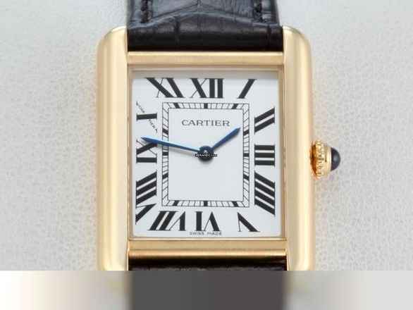  Cartier Tank Solo Edelstahl Gelbgold 750 2018 W5200002 Stahl Gold Damen Steel 