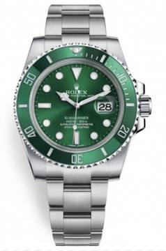 Rolex Submariner Date Steel Hulk 116610LV - New - Fullset 2019