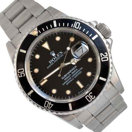  Rolex Submariner Date 168000 Triple Zero of transition Full Set 1987 