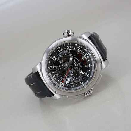  Carl F. Bucherer Patravi Traveltec Gmt Automatic Chronometer Ø 47 mm Full Set 