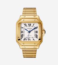 Thumbnail von Cartier Santos Medium Yellowgold WGSA0030 - New - Fullset 2026