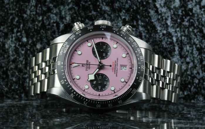  Tudor Black Bay Chrono Pink Inter Miami 79360N - New LC100 - Fullset 2025 
