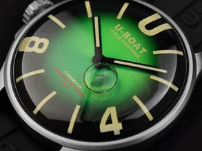 Thumbnail von U-Boat Capsoil Darkmoon Soleil Green Ref.8702/D Full Set Neu Capsoil Green Dial