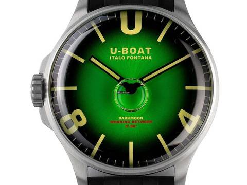 U-Boat Capsoil Darkmoon Soleil Green Ref.8702/D Tam Takım Yeni Capsoil Green Dial