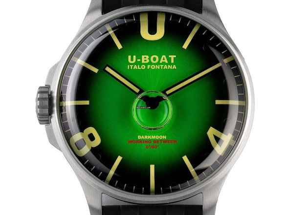 U-Boat Capsoil Darkmoon Soleil Green Ref.8702/D Tam Takım Yeni Capsoil Green Dial