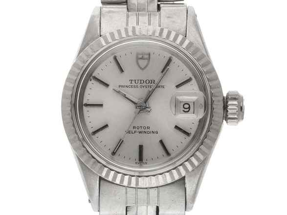  Tudor Prince Oysterdate Princess Oysterdate Ref.7637/4 1973 Box Original Vintage Unpoliert Princess Oysterdate Stahl 18kt Weißgold 