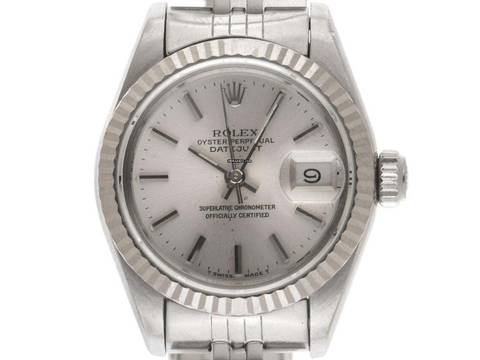 Rolex Lady-Datejust Ref.69174 open 6/9 1958 Box&Beschreibung Original Vintage Unpoliert Datejust Lady open 6/9 Stahl 18kt Weißgold