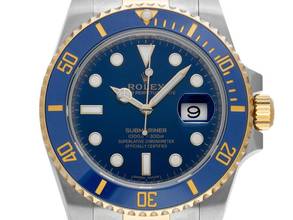 Thumbnail von Rolex Submariner Date Ref.116613LB 2016 Box&Beschreibung wie Neu Vintage Submariner Date Bluesy