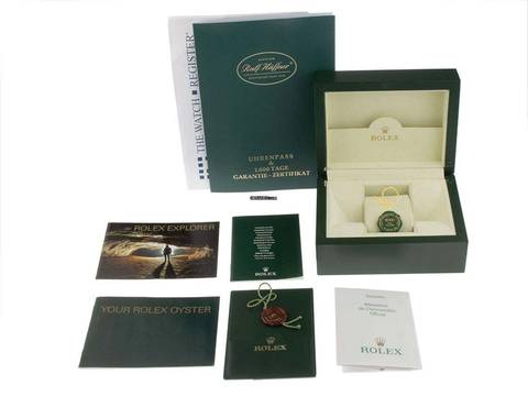 Rolex Explorer I Ref.114270 Bj.2005 Full Set sehr gut Vintage Explorer I