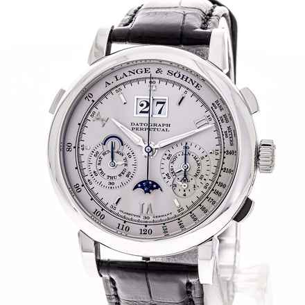  A. Lange & Söhne Datograph Perpetual 41 Platinum – 410.025 – like NEW – 2010 Full Set 
