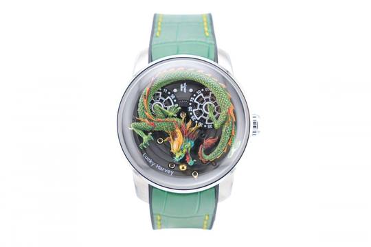 Lucky Harvey Green Dragon - Unworn - Box+Papers - 24 Months Warranty Green Dragon 2025