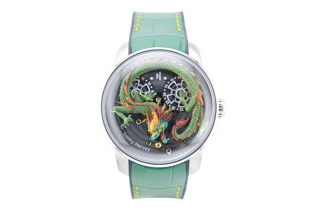  Lucky Harvey Green Dragon - Unworn - Box+Papers - 24 Months Warranty Green Dragon 2025 