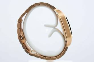 Thumbnail von Cartier Santos Large - White Dial - Rose Gold - Additional Blue Leather Strap - Additional Rose Gold Clasp WGSA0011