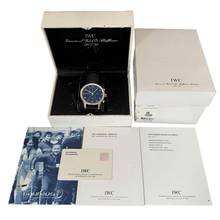 Thumbnail von IWC Portugieser Chronograph Portuguese IW371432 Laureus chronograph blue dial Full Set 2006