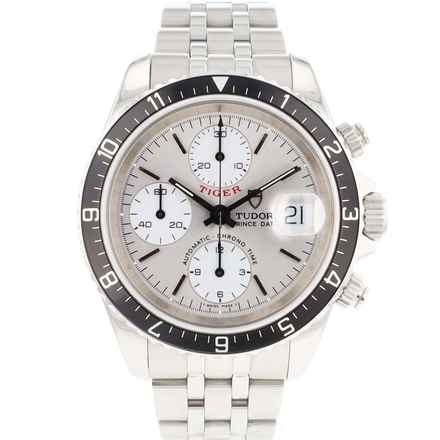  Tudor Prince Date Chronograph Silver Dial 