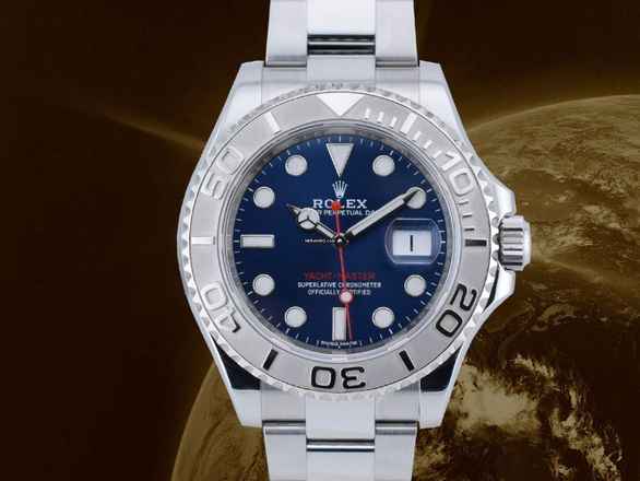  Rolex Yacht-Master 40 40mm Blue 2014 - Like New - Full Set 