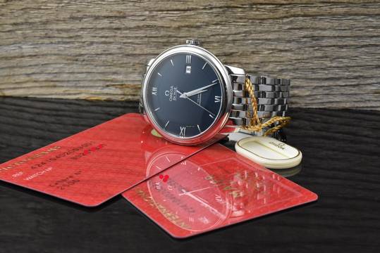  Omega De Ville Prestige Co Axial Blue 39,5MM Blue Dial Automatic - 2017 