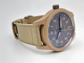 Thumbnail von IWC Fliegeruhr Chronograph Top Gun Automatic 41 Top Gun Mojave Pilot's Watch Desert Full Set Austria 2024