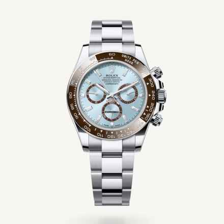  Rolex Daytona Platin Ice Blue Baguette - New - Fullset 2024 