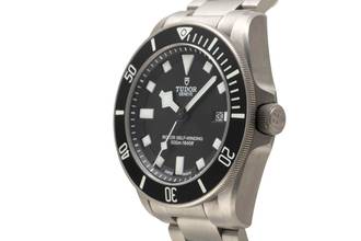Thumbnail von Tudor Pelagos Black Dial Titan Automatik Herrenuhr Ref. 25500TN Papiere 2014