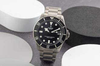 Thumbnail von Tudor Pelagos Black Dial Titan Automatik Herrenuhr Ref. 25500TN Papiere 2014