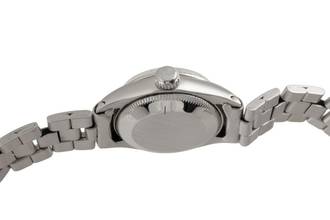 Thumbnail von Rolex Oyster Perpetual Lady Date Stahl / Weissold Automatik Damenuhr Ref. 6517 Klassiker