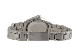 Thumbnail von Rolex Oyster Perpetual Lady Date Stahl / Weissold Automatik Damenuhr Ref. 6517 Klassiker
