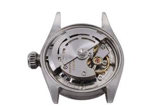 Thumbnail von Rolex Oyster Perpetual Lady Date Stahl / Weissold Automatik Damenuhr Ref. 6517 Klassiker