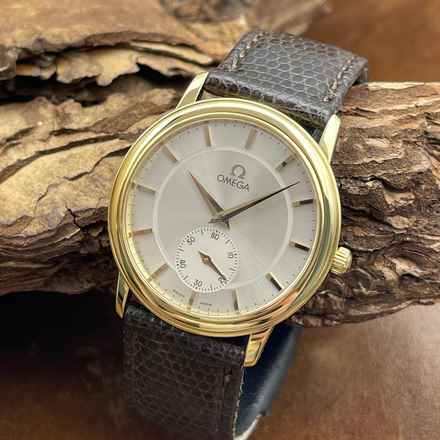  Omega De Ville De Ville Vintage 18Kt - FULLSET 1998 deutsch - Ref. 46203102 - NOS German Full Set - Near NOS 
