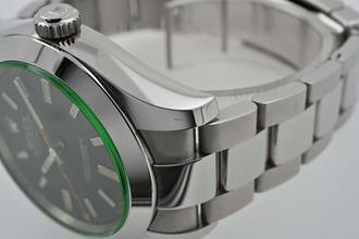 Thumbnail von Rolex Milgauss 116400GV Green Full Set LC100