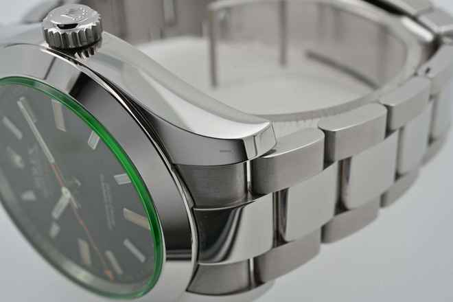  Rolex Milgauss 116400GV Green Full Set LC100 