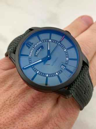  Maurice Lacroix Pontos Day Date Jours/date Limited Edition All Black / Box + Papiere / 2025 