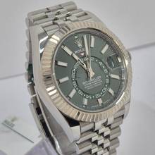 Thumbnail von Rolex Sky-Dweller Ouro Branco & Aço Mint Green Dial Dial 42mm Completo