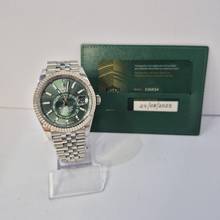 Thumbnail von Rolex Sky-Dweller Ouro Branco & Aço Mint Green Dial Dial 42mm Completo