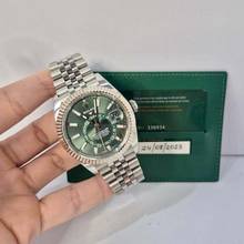 Thumbnail von Rolex Sky-Dweller Ouro Branco & Aço Mint Green Dial 42mm Completo