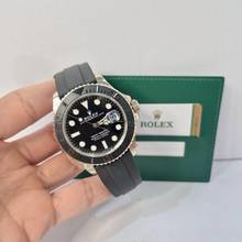 Thumbnail von Rolex Yacht-Master 42 42mm Ouro Branco Oysterflex Automático Completo