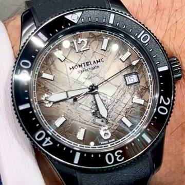 Montblanc Iced Sea Automatic Date 0 Oxygen NEW FULL SET