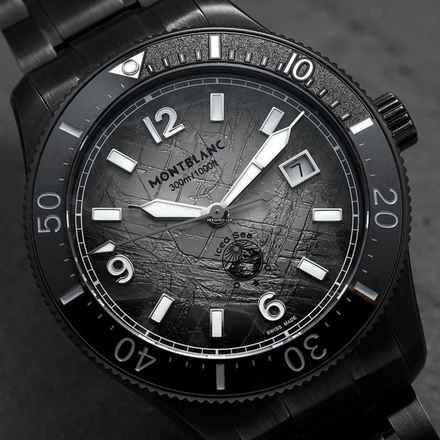 Montblanc Iced Sea Otomatik Tarih 0 Oksijen YENİ TAM SET