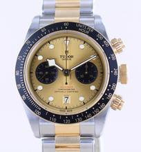 Thumbnail von Tudor Black Bay Chrono Çelik Altın En İyi Heritage Altın Renkli Kadran B+P