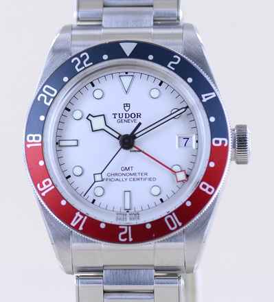 Tudor Black Bay GMT RB beyaz kadran Top Heritage Pepsi 2023 B+P Diver paslanmaz çelik kayış