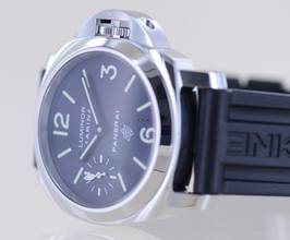 Thumbnail von Officine Paneral Luminor Marina Base Logo Steel 44mm schwarz Faltschließe B+P
