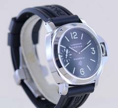 Thumbnail von Officine Paneral Luminor Marina Base Logo Steel 44mm schwarz Faltschließe B+P