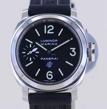 Thumbnail von Officine Paneral Luminor Marina Base Logo Steel 44mm schwarz Faltschließe B+P