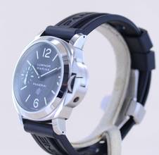 Thumbnail von Officine Paneral Luminor Marina Base Logo Steel 44mm schwarz Faltschließe B+P
